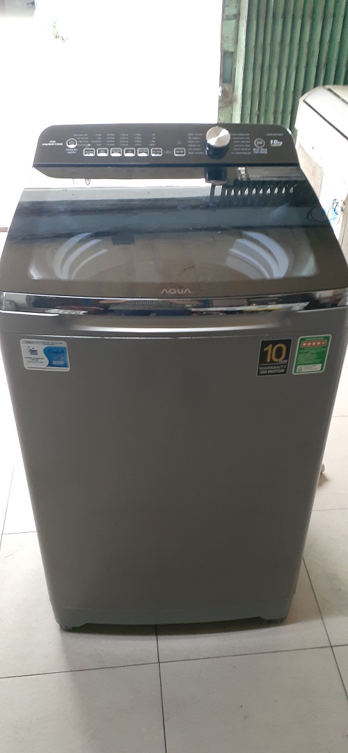 Máy giặt Aqua Inverter 10 kg AQW-DR100ET (S)