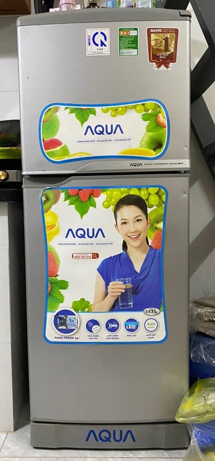 Tủ lạnh cũ Aqua 150 lít