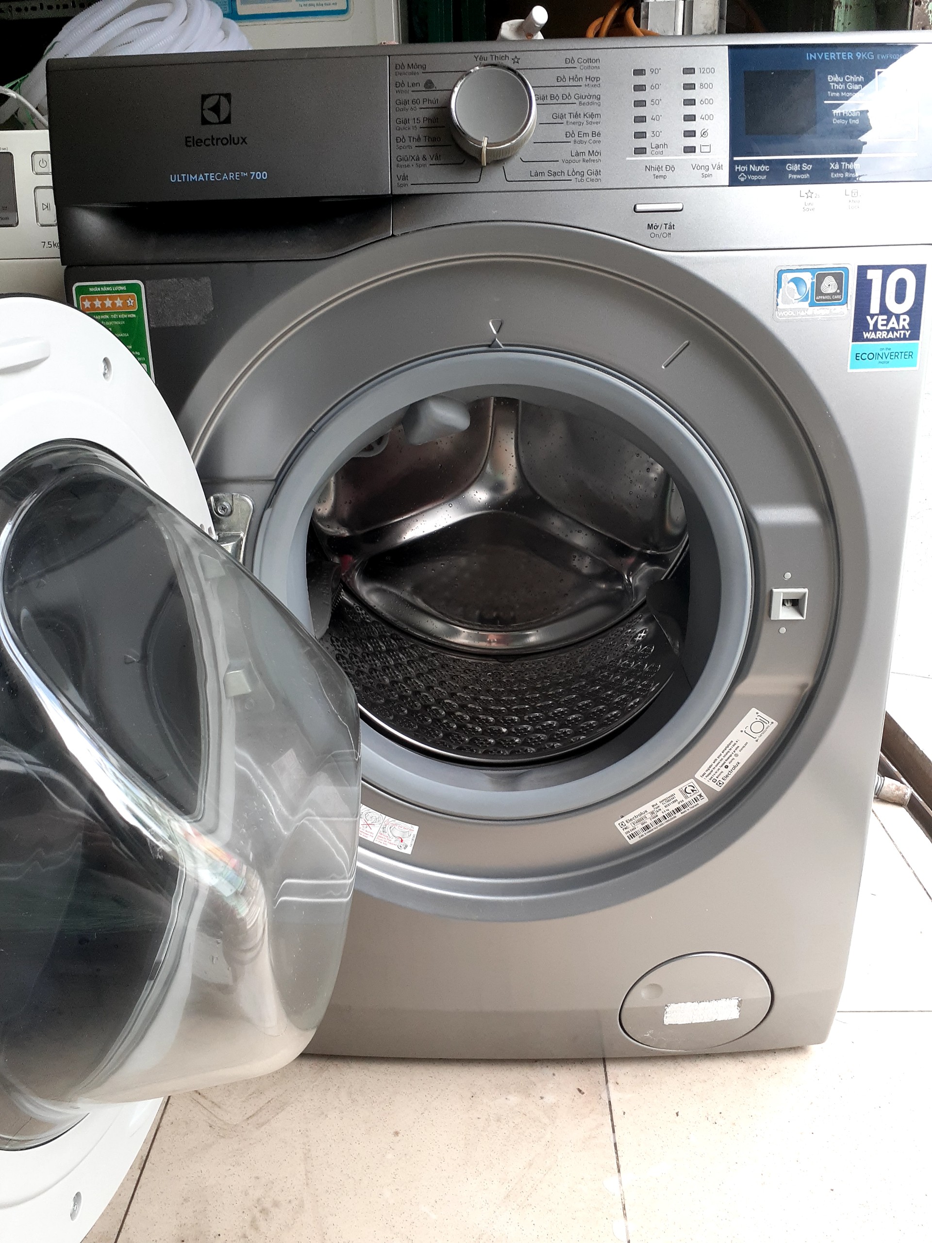 Máy giặt Electrolux inverter 9kg EWF9024ADSA