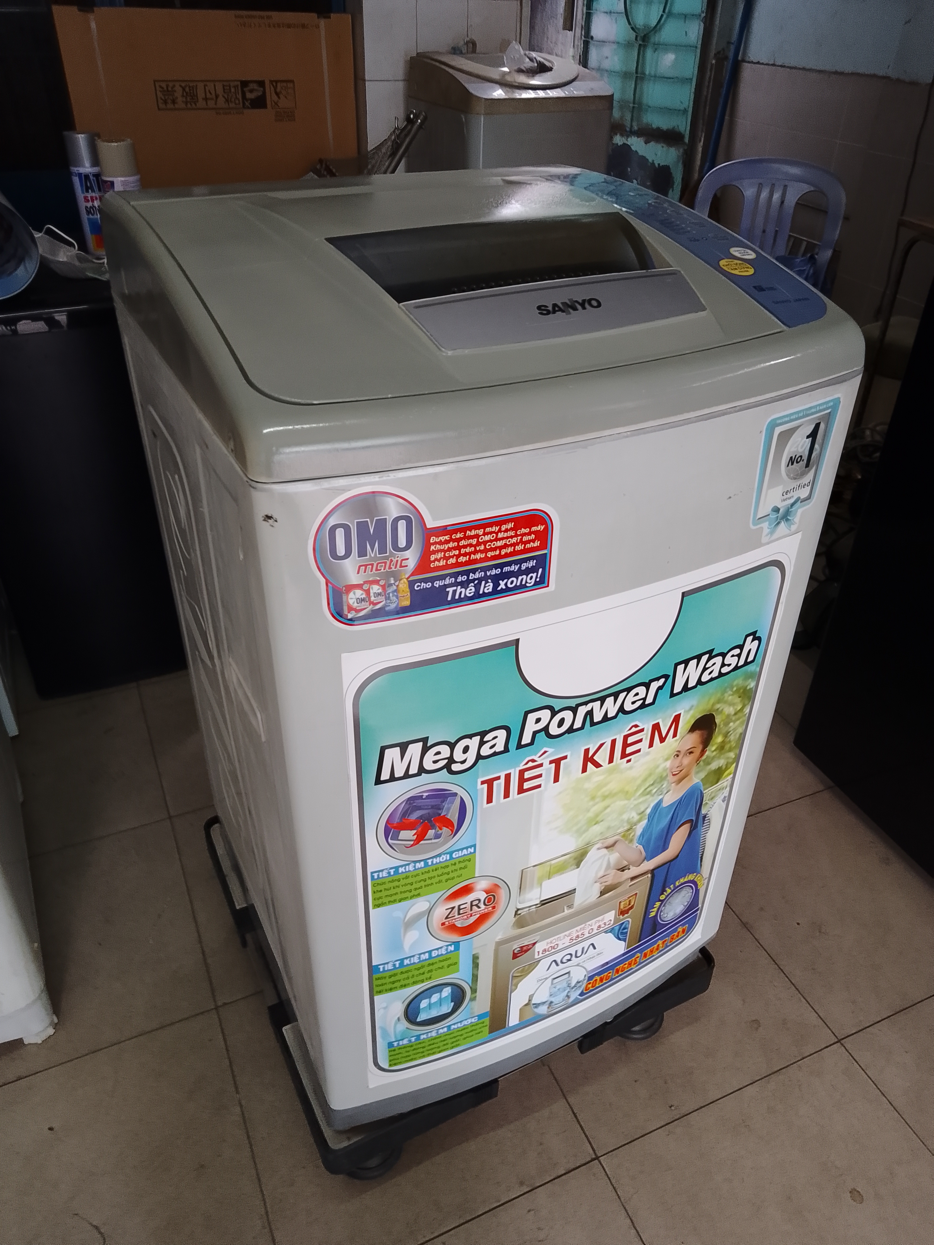 Máy giặt sanyo 6.8 kg