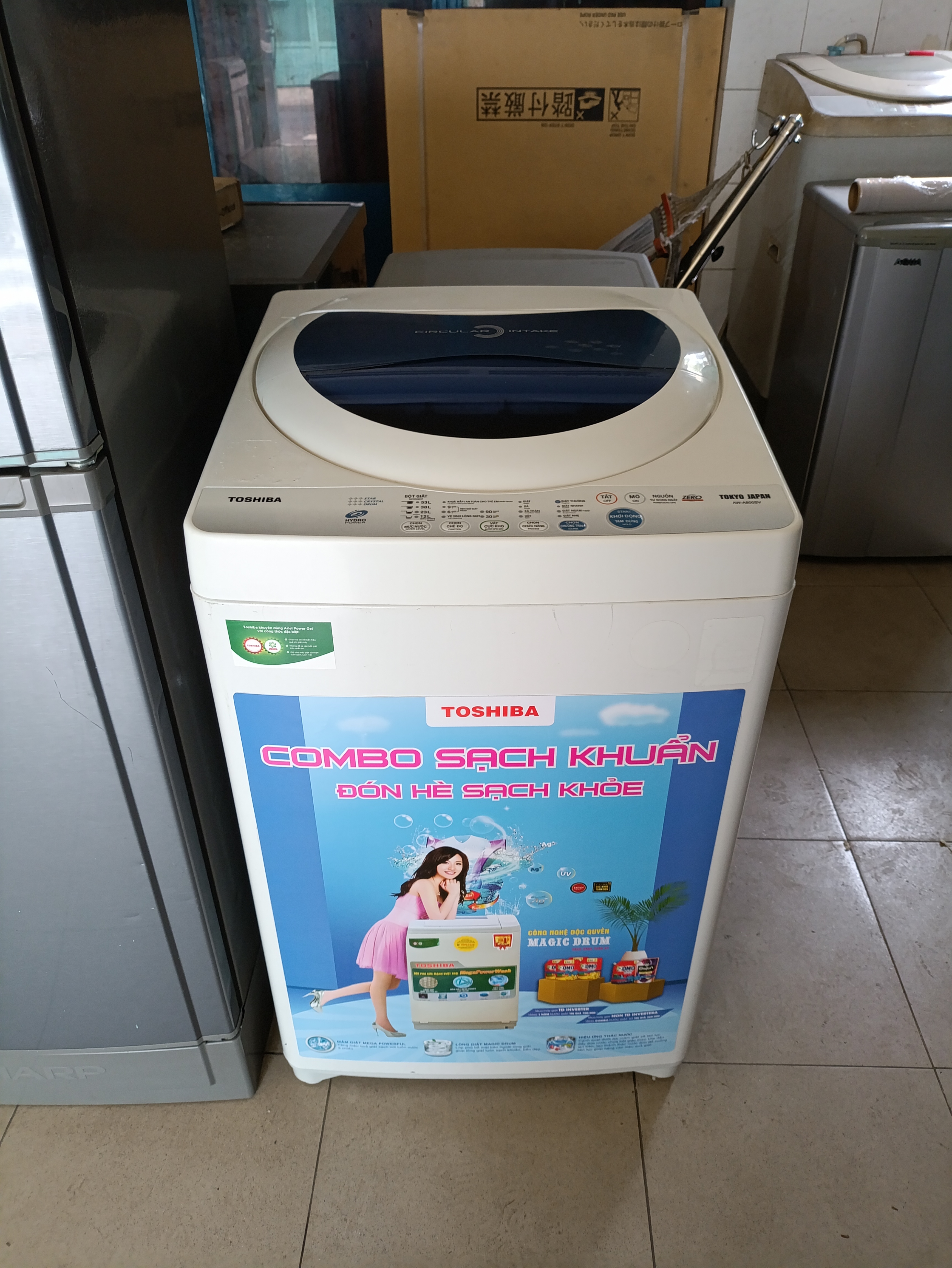 Máy giặt toshiba A800 7kg