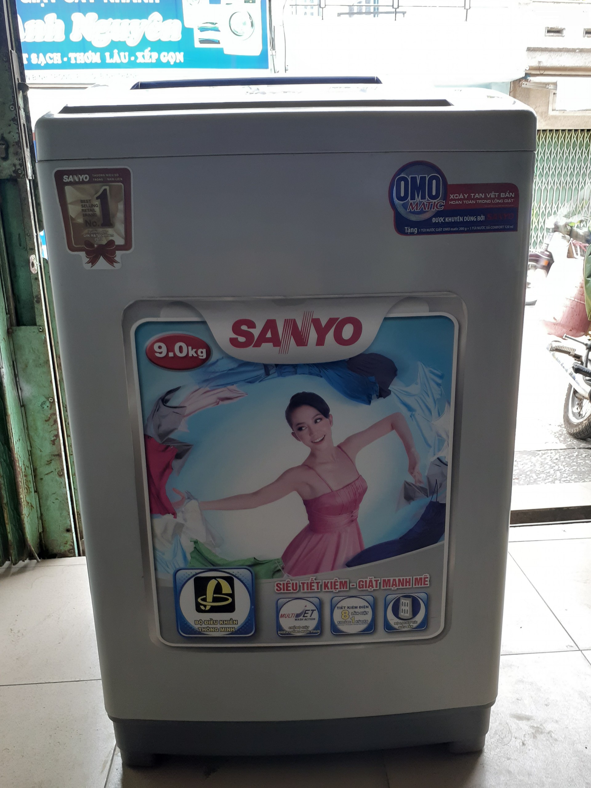 Máy giặt cũ Sanyo 9kg