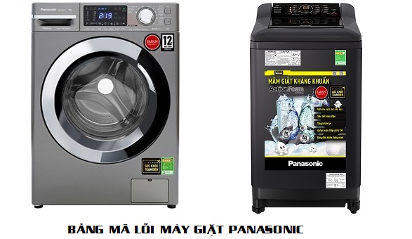 Bảng mã lỗi của máy giặt Panasonic