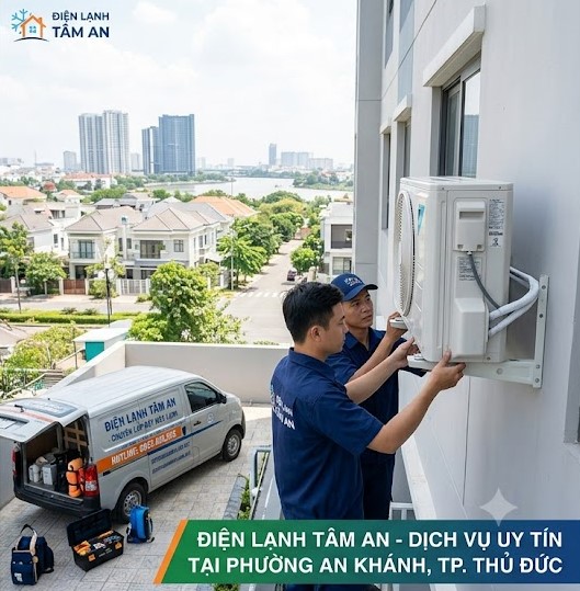 Bảo trì lắp đặt máy lạnh phường An Khánh TPHCM