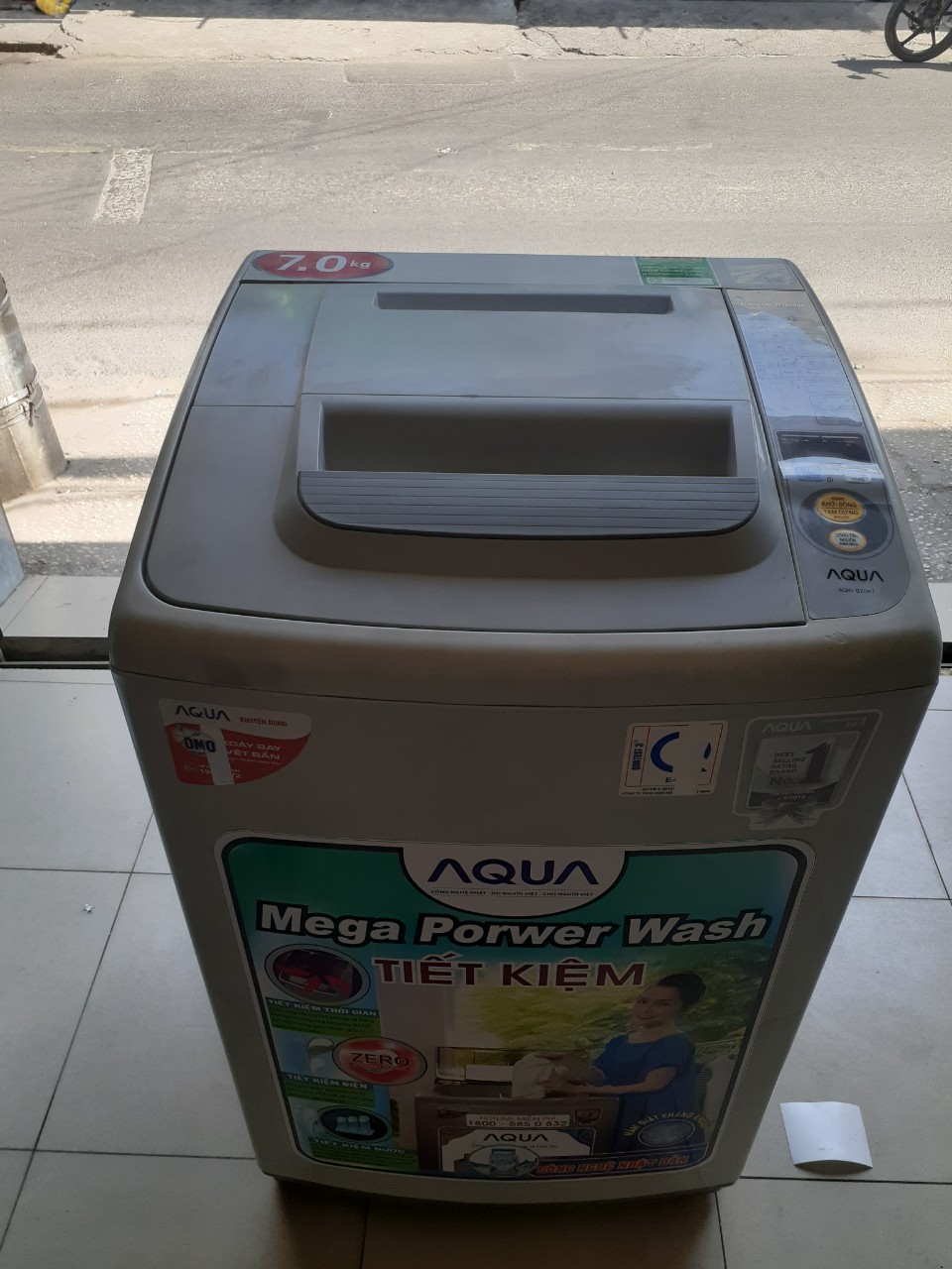 Máy giặt cũ Aqua 7kg