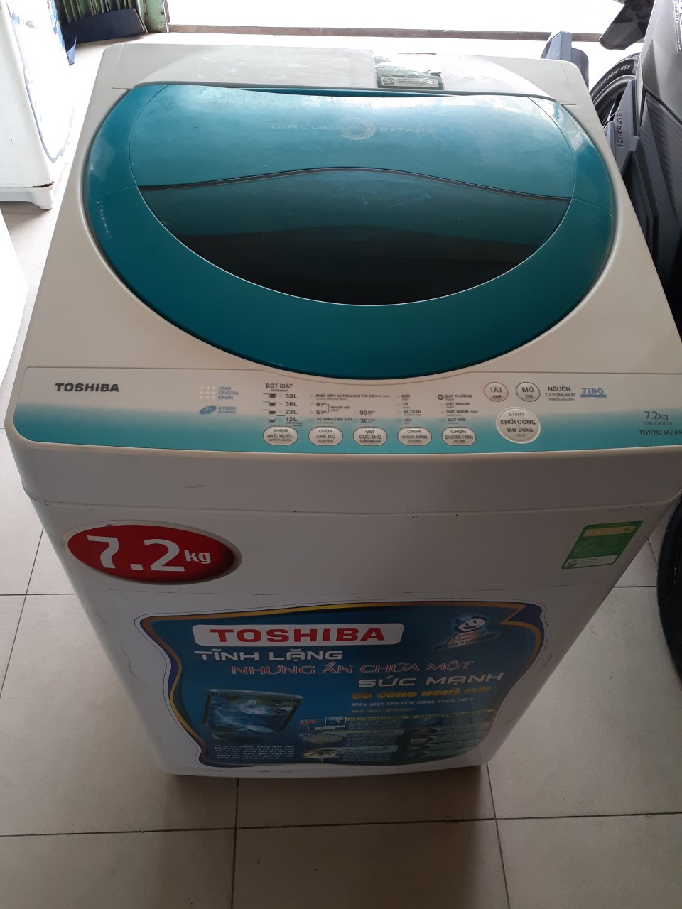 máy giặt cũ Toshiba 7,2kg 