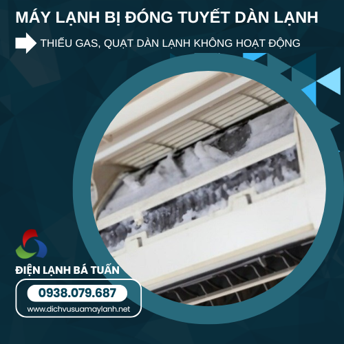 Nguyên nhân và cách khắc phục: Máy lạnh đóng tuyết trên dàn lạnh