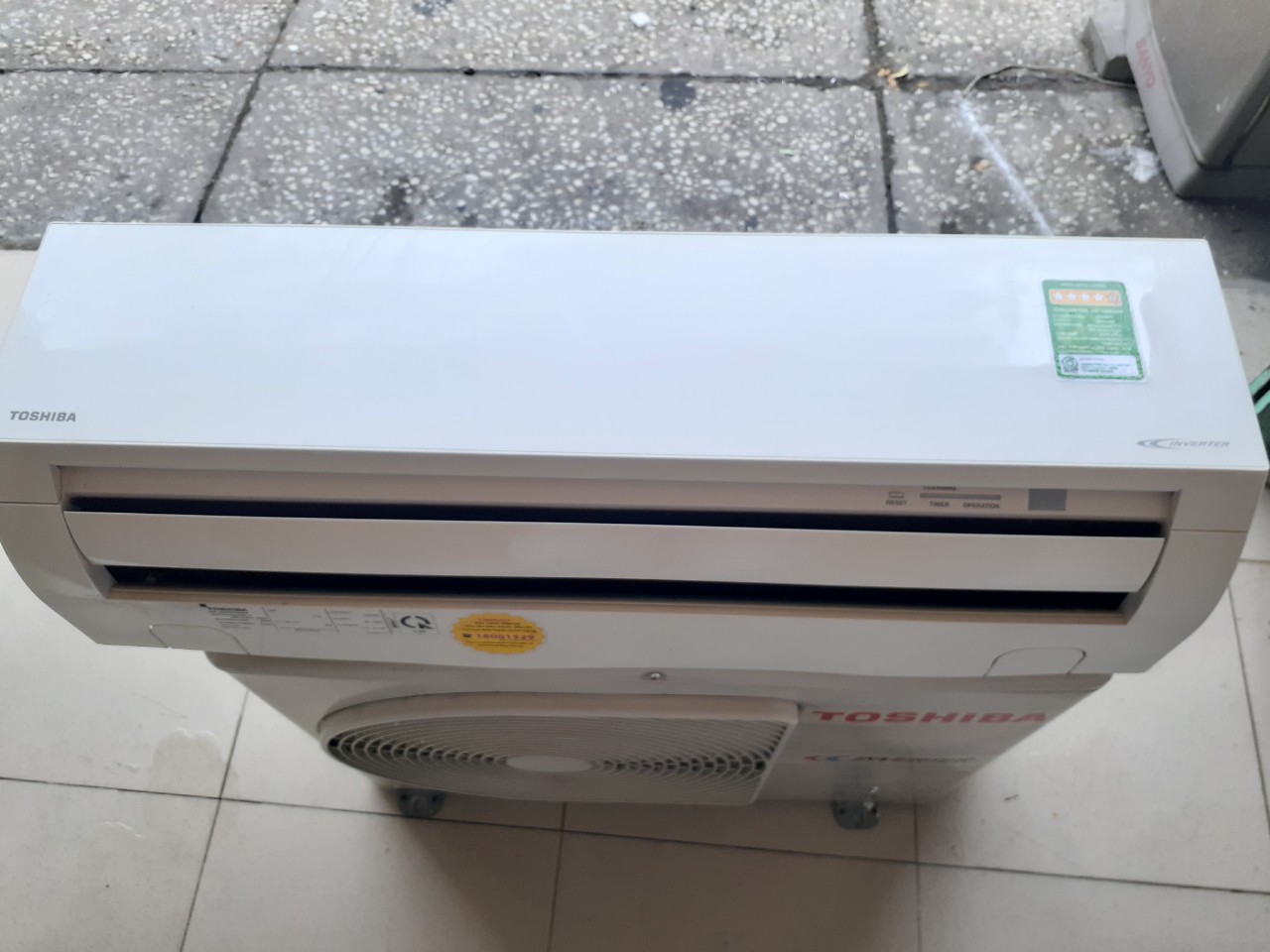 Máy lạnh cũ Toshiba inverter 1hp