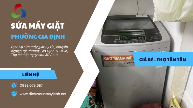 Sửa máy giặt Phường Gia Định TPHCM