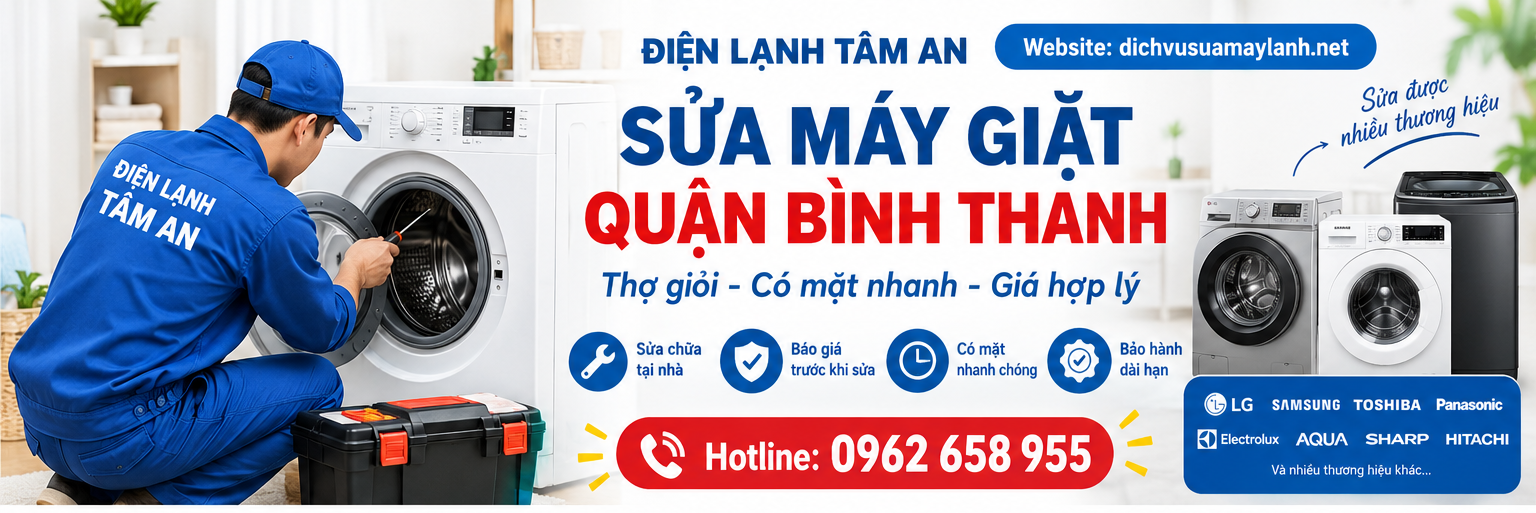Sửa máy giặt quận Bình Thạnh