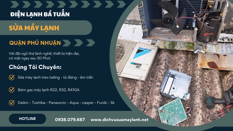 Sửa máy lạnh quận Phú Nhuận