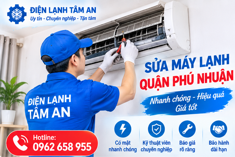 Sửa máy lạnh quận Phú Nhuận