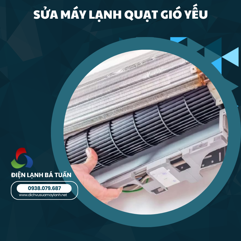 Sửa Máy Lạnh Quạt Gió Yếu