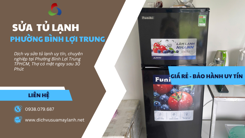 Sửa tủ lạnh Phường Bình Lợi Trung TPHCM