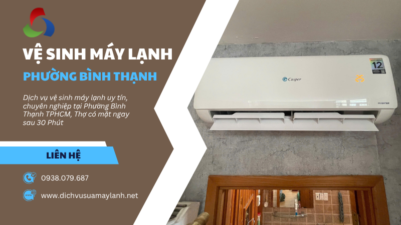Vệ sinh máy lạnh  Phường Bình Thạnh TPHCM
