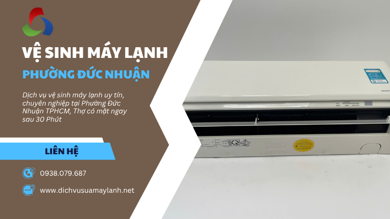 Vệ sinh máy lạnh  Phường Đức Nhuận TPHCM