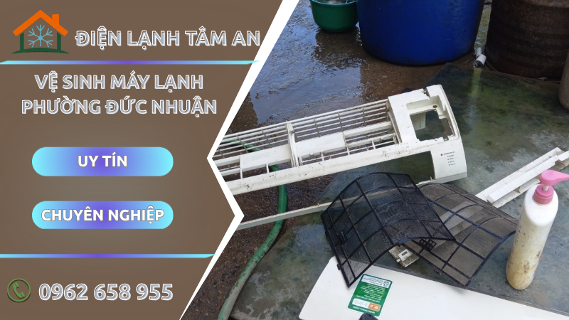 Vệ sinh máy lạnh  Phường Đức Nhuận TPHCM