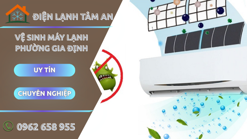 Vệ sinh máy lạnh Phường Gia Định TPHCM
