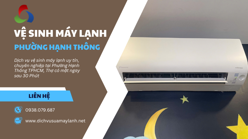 Vệ sinh máy lạnh Phường Hạnh Thông TPHCM