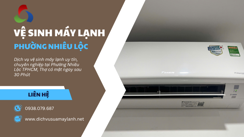 Vệ sinh máy lạnh Phường Nhiêu Lộc TPHCM