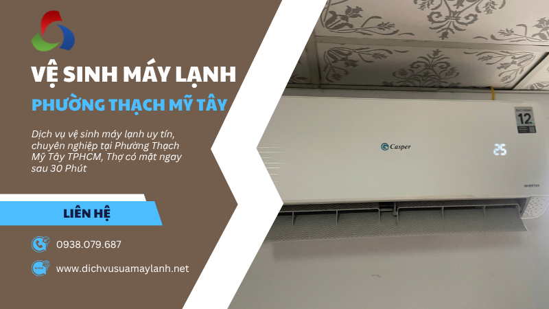 Vệ sinh máy lạnh  Phường Thạnh Mỹ Tây TPHCM