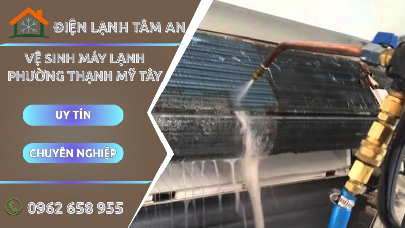 Vệ sinh máy lạnh  Phường Thạnh Mỹ Tây TPHCM
